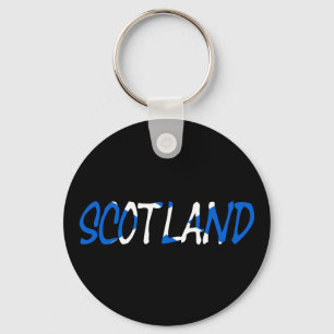 Llavero Escocia superpuesta en la kccn de la bandera escoc