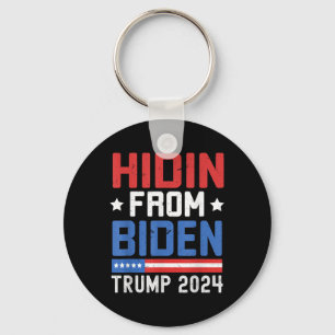 Llavero Escondido de niños de Biden hombres Trump 2024 gra