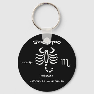 Llavero Escorpio personalizado
