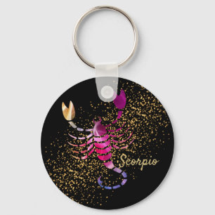 Llavero Escorpio - Rótulo zodiaco