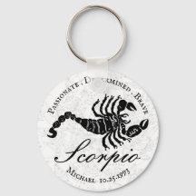 Escorpio Rótulo zodiaco Astrología Personalizado b