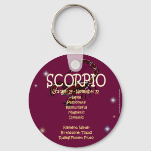 Llavero Escorpio zodiaco