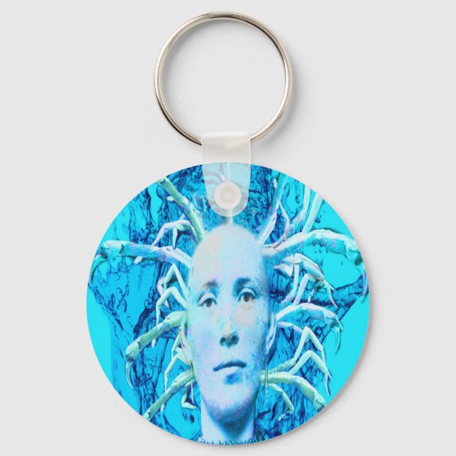 Llavero Escorpión azul (Anverso)
