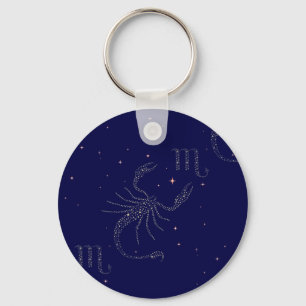 Llavero escorpión de estrellas