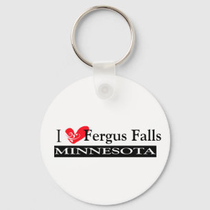 Llavero Escriba su ciudad de Minnesota