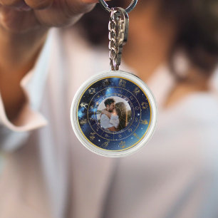 Llavero Escrito en Stars Astrology Photo Keychain