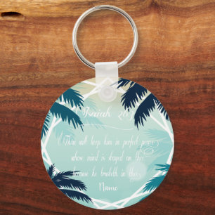 Llavero Escritura bíblica Isaías 26:3