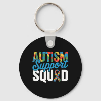 Llavero Escuadrón de Apoyo al Autismo para la Conciencia d