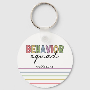 Llavero Escuadrón de comportamiento personalizado   Terapi