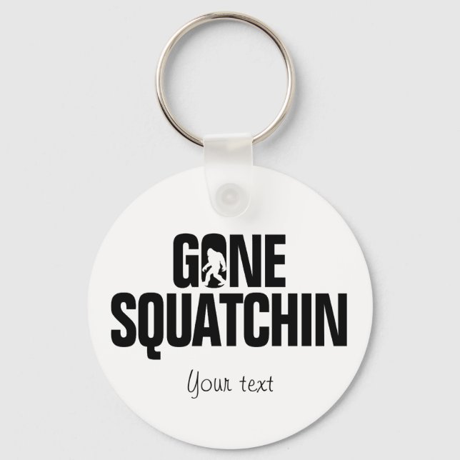 Llavero Escuadrón de la marcha - Silueta negra / blanca (Anverso)