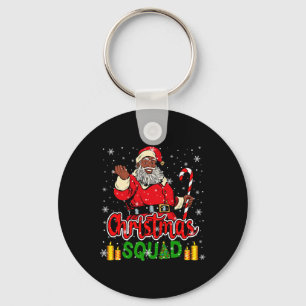 Llavero Escuadrón de Navidad Santa Afro Hombre Orgulloso N