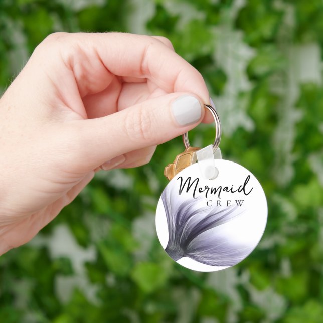 Llavero Escuadrón de sirenas | Bachelorette de Moda morada (Mano)