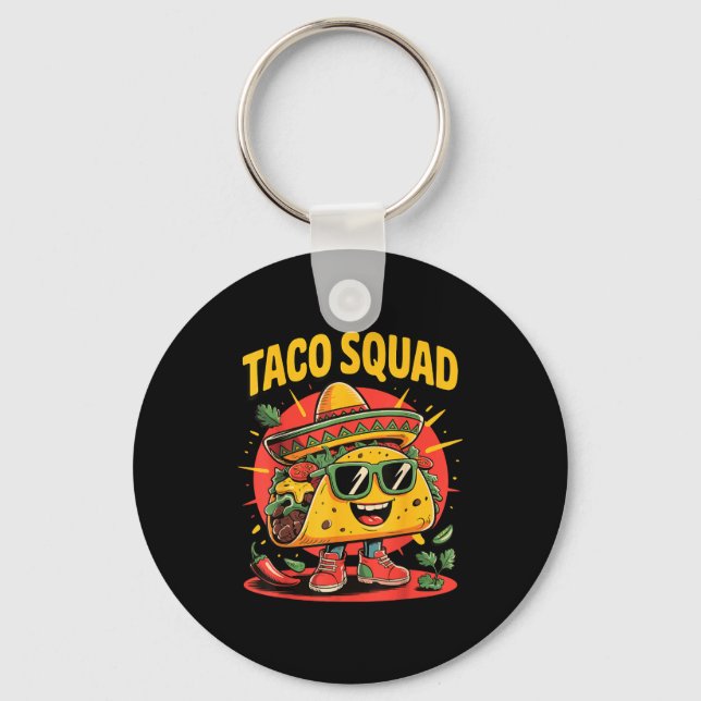 Llavero escuadrón de tacos  (Anverso)