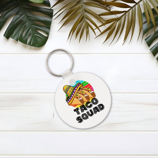 Llavero Escuadrón del Taco, Cinco de Mayo (Taco Squad Keychain)