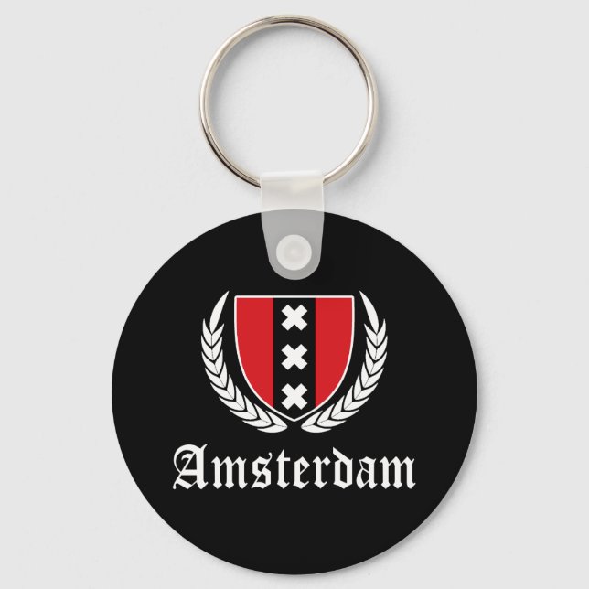 Llavero Escudo de Ámsterdam (Anverso)