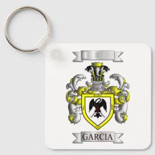 Llavero Escudo de Apellido Familia Garcia Aluminio