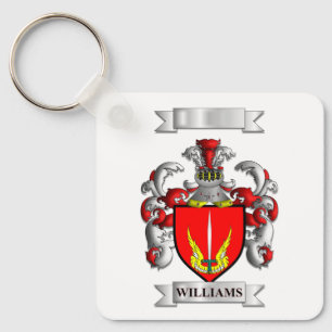 Llavero Escudo de Apellido Familia Williams de Alu