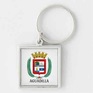 Llavero Escudo de armas de Aguadilla, Puerto Rico