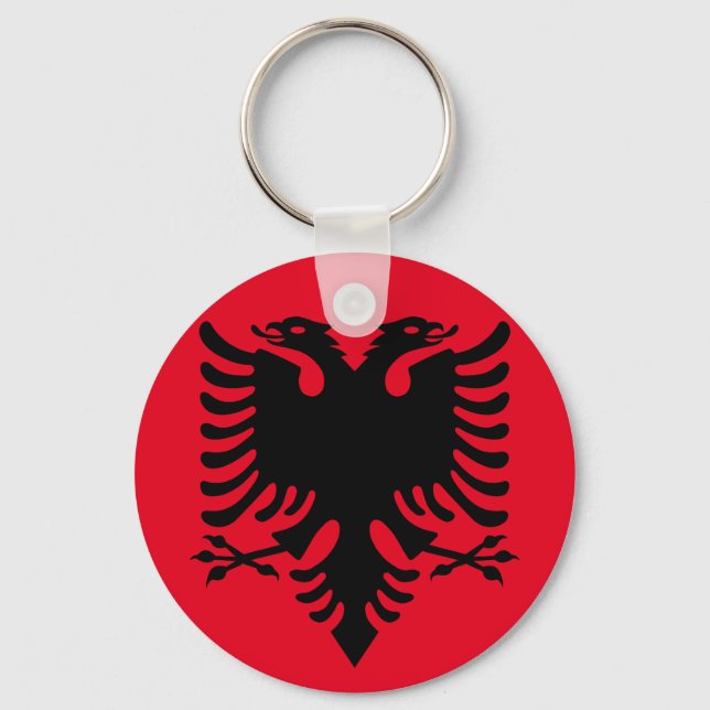Llavero Escudo de armas de Albania (Anverso)