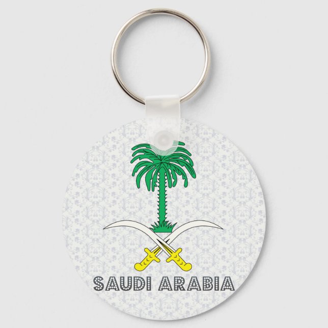 Llavero Escudo de armas de Arabia Saudita (Anverso)