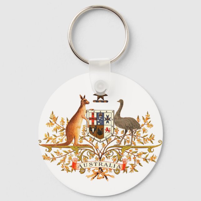 Llavero escudo de armas de australia (Anverso)