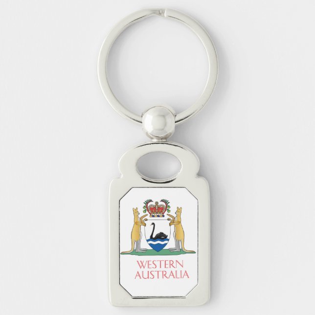 Llavero Escudo de armas de Australia Occidental (Anverso)