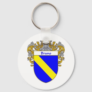 Llavero Escudo de armas de Bruno (Mantled)