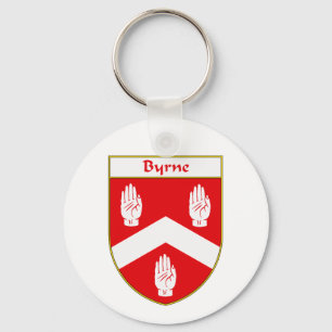 Llavero Escudo de armas de Byrne/escudo de la familia