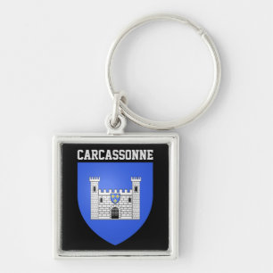 Llavero Escudo de armas de Carcassonne - FRANCIA