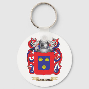 Llavero Escudo de armas de Carmona (escudo de la familia)