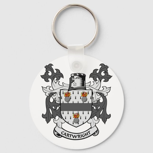 Llavero Escudo de armas de CARTWRIGHT (Anverso)