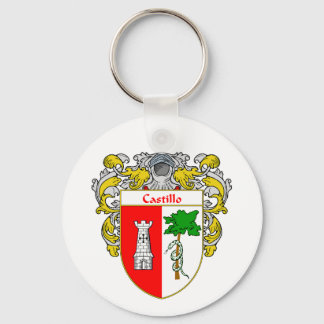 Llavero Escudo de armas de Castillo (Mantled)