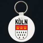 Llavero Escudo de armas de Colonia (Alemania)<br><div class="desc">La Catedral de Colonia Católica medieval de la ciudad (Kölner Dom), la tercera iglesia más alta del mundo y la catedral más alta del mundo, construida para albergar el Santuario de los Tres Reyes, es un monumento mundialmente reconocido y uno de los lugares de interés y peregrinación más visitados de...</div>
