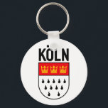 Llavero Escudo de armas de Colonia (Alemania)<br><div class="desc">La Catedral de Colonia Católica medieval de la ciudad (Kölner Dom), la tercera iglesia más alta del mundo y la catedral más alta del mundo, construida para albergar el Santuario de los Tres Reyes, es un monumento mundialmente reconocido y uno de los lugares de interés y peregrinación más visitados de...</div>