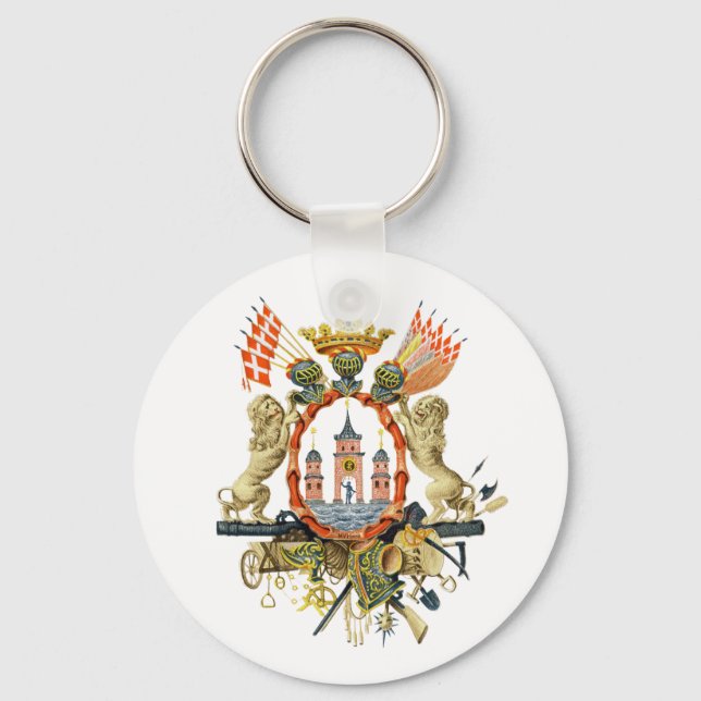 Llavero Escudo de armas de Copenhague (Anverso)