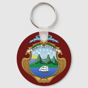 Llavero Escudo de armas de Costa Rica