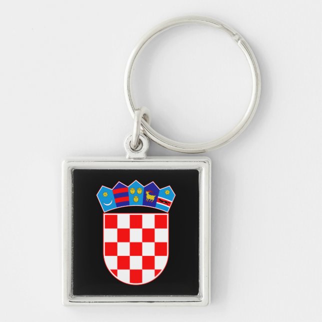 Llavero Escudo de armas de Croacia (Frente)