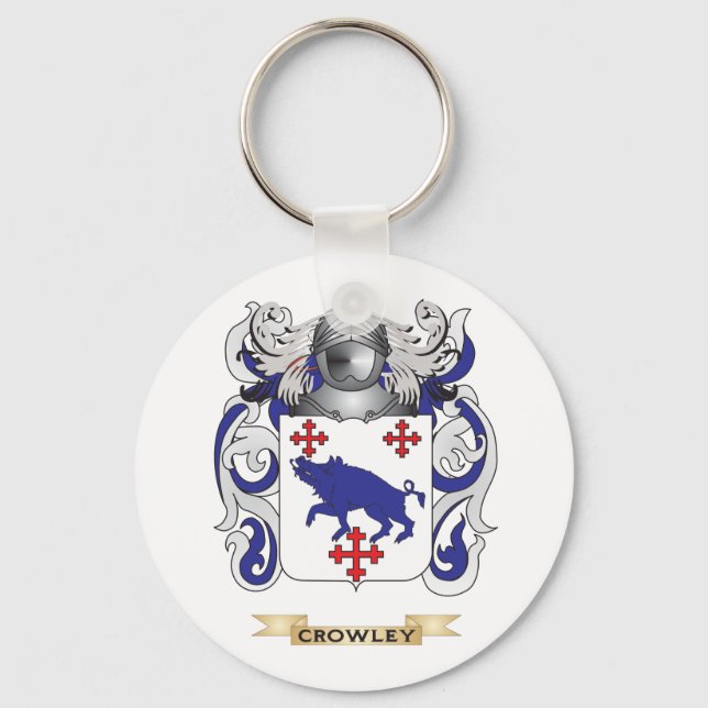 Llavero Escudo de armas de Crowley (Anverso)