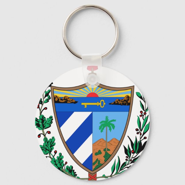 Llavero Escudo de armas de Cuba (Anverso)