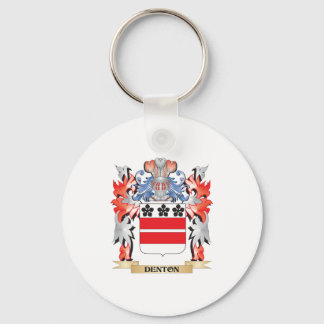 Llavero Escudo de armas de Denton - escudo familiar