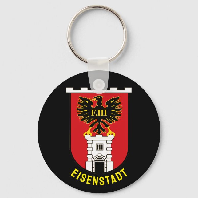Llavero Escudo de armas de Eisenstadt - AUSTRIA (Anverso)