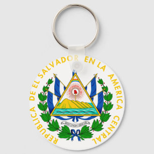 Llavero Escudo de armas de El Salvador