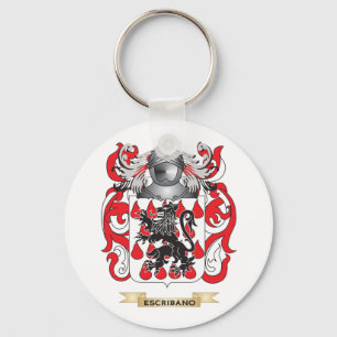 Llavero Escudo de armas de Escribano