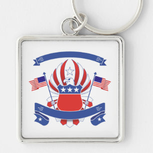 Llavero Escudo de armas de Estados Unidos