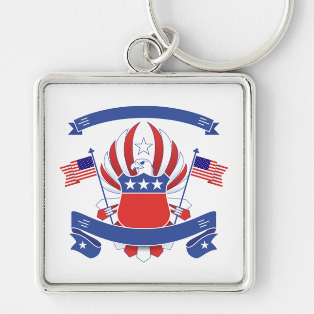 Llavero Escudo de armas de Estados Unidos (Frente)