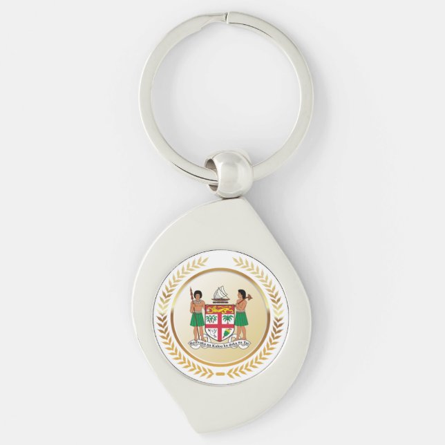 Llavero Escudo de armas de Fiji (Anverso)