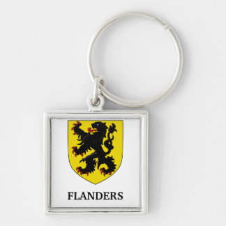 Llavero Escudo de Armas de Flandes León Heráldico