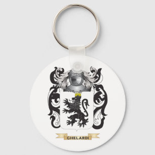 Llavero Escudo de armas de Ghelardi (escudo de la familia)