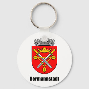 Llavero Escudo de armas de Hermannstadt