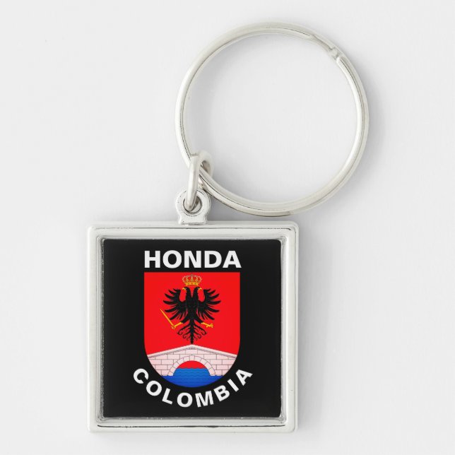 Llavero Escudo de armas de Honda (Tolima), cadena principa (Frente)